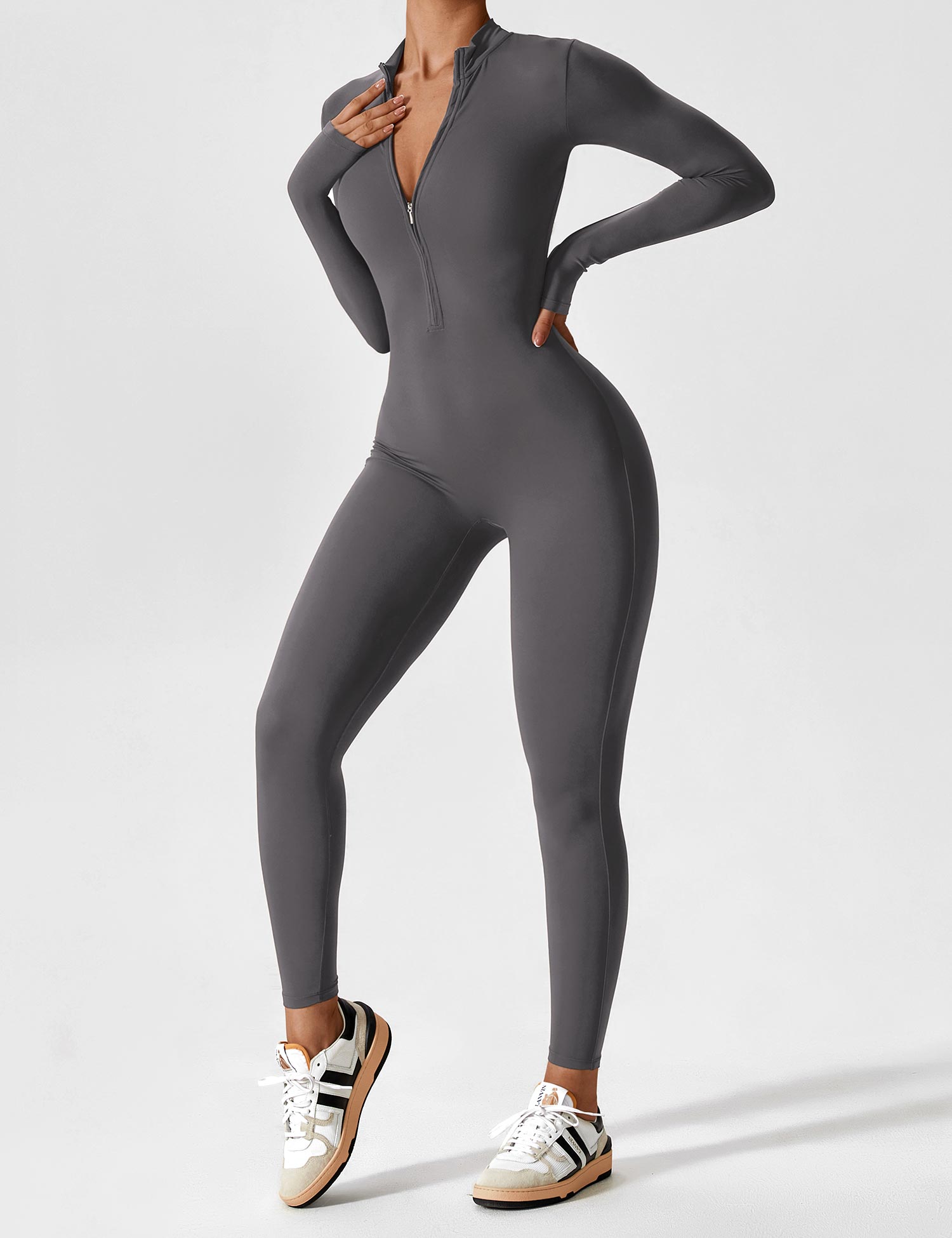 Harper | Women's Seamless Full-Zip Jumpsuit